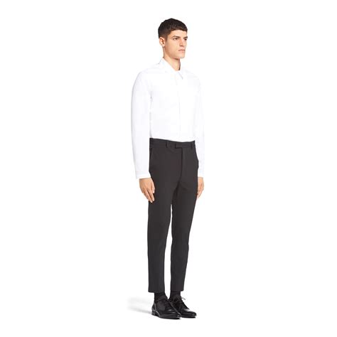 prada techno pants|Prada slim fit pants.